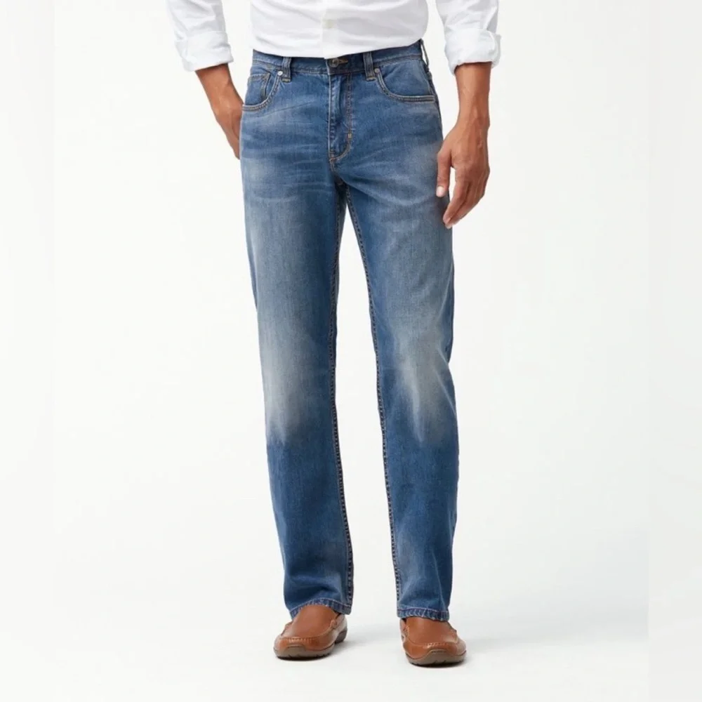 Tommy Bahama Santorini Island Authentic Jeans Men’s 42 x 34 Luxury Denim Wear - Picture 8 of 9